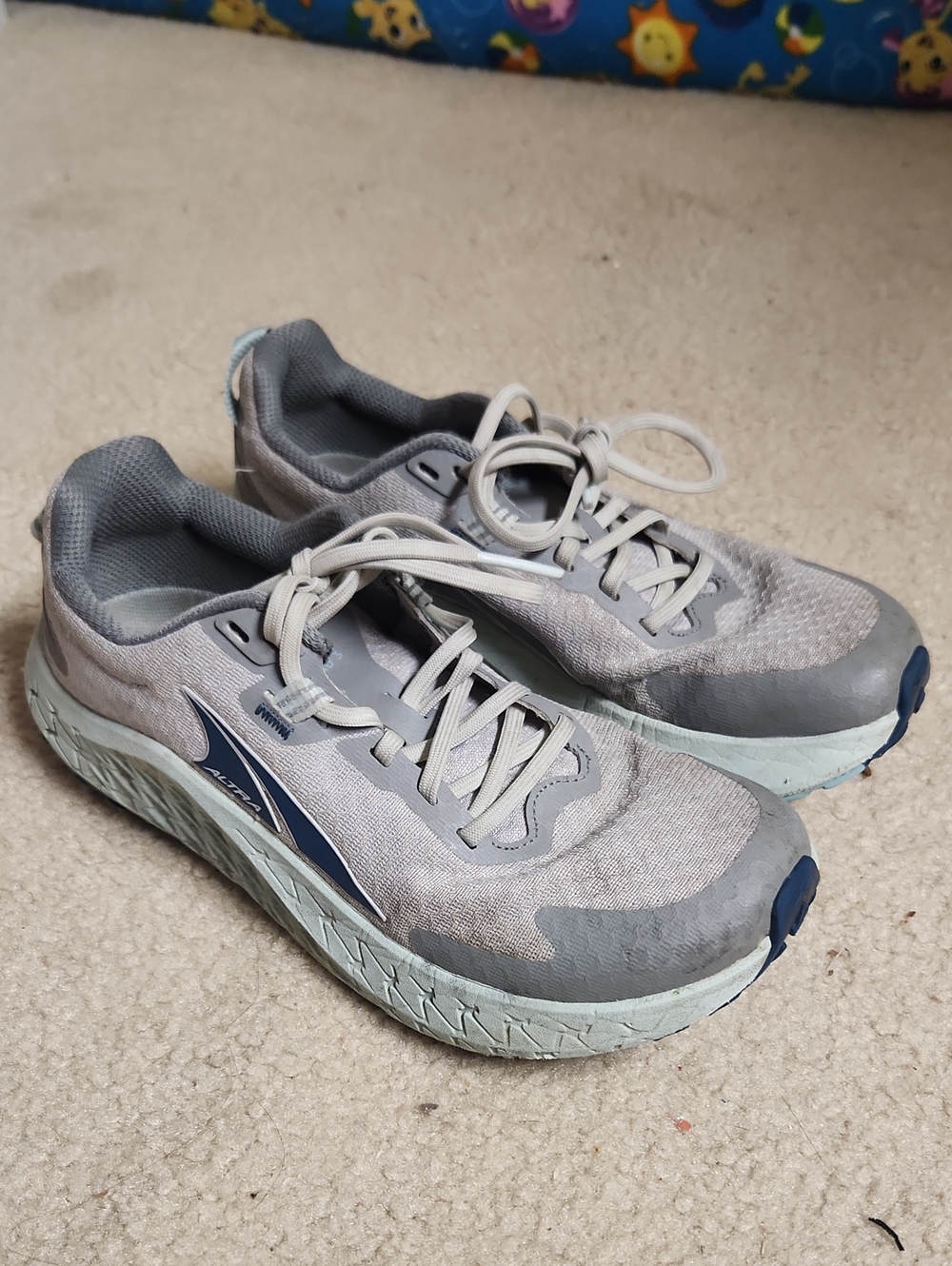 Altra Women's Gray and Navy Trail Running Shoes - Picture 1 of 6